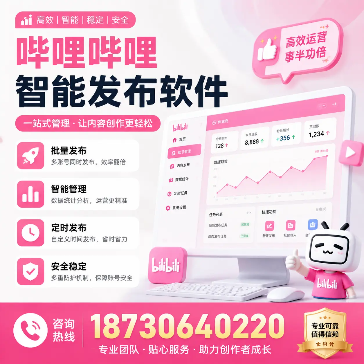 如何评估哔哩哔哩智能发布软件的ROI？包头 企业必读